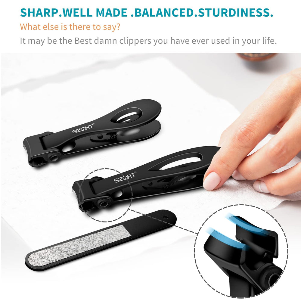 SZQHT Coupe-ongles épais facilite une coupe nette sur ongles résistants.