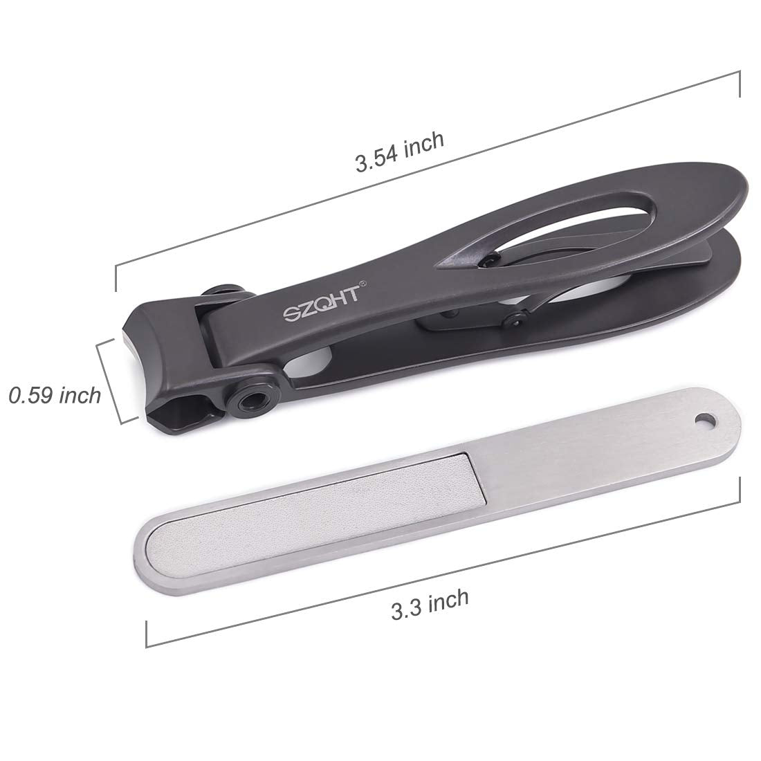 SZQHT coupe-ongles ouverture 15 mm adaptée pour ongles épais