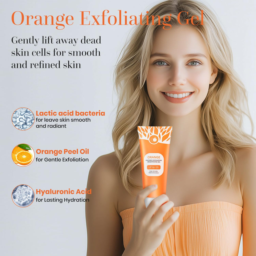 T.Chilyn texture-gel-exfoliant-orange, application facile et peau douce.