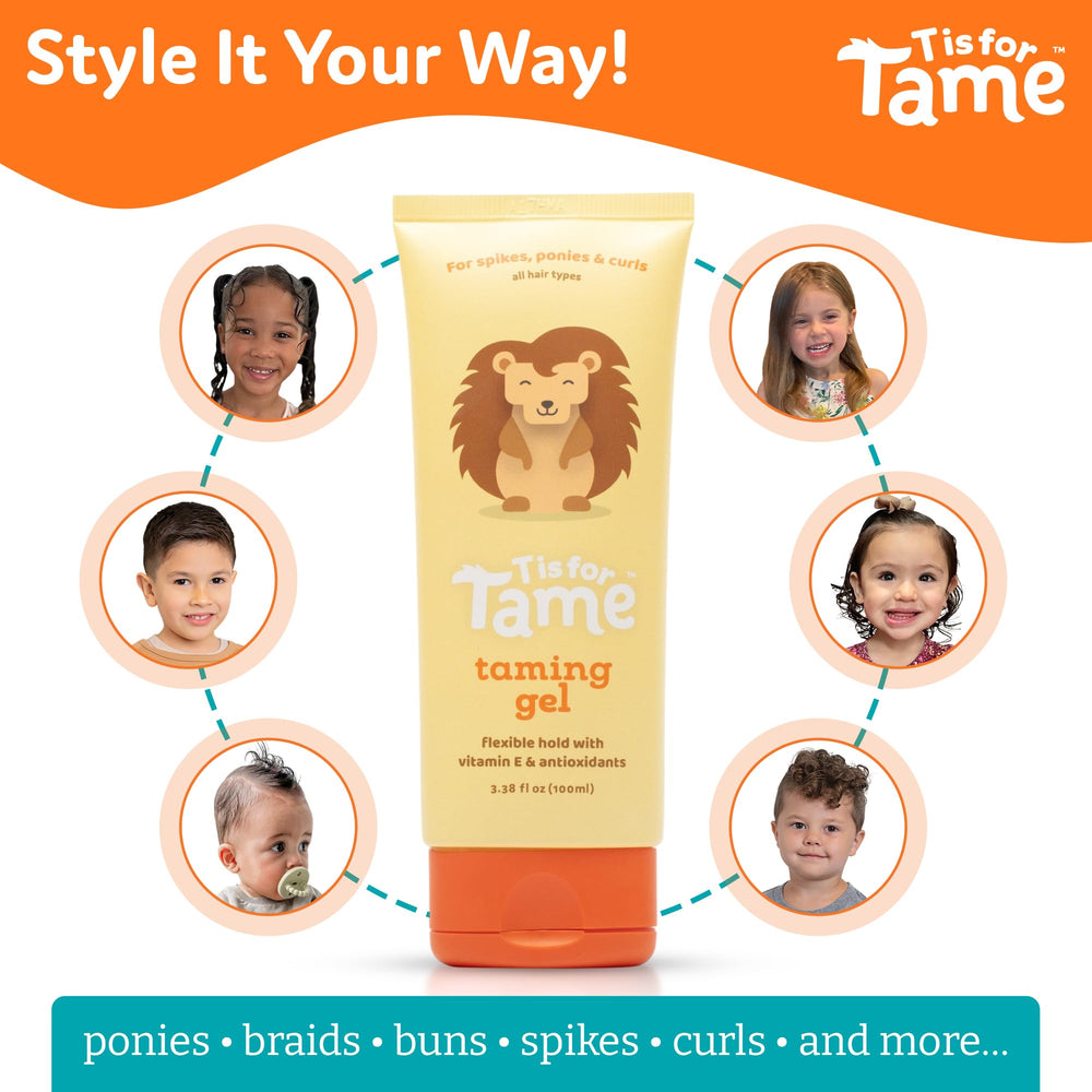 T is for Tame application sur cheveux humides pour une tenue naturelle