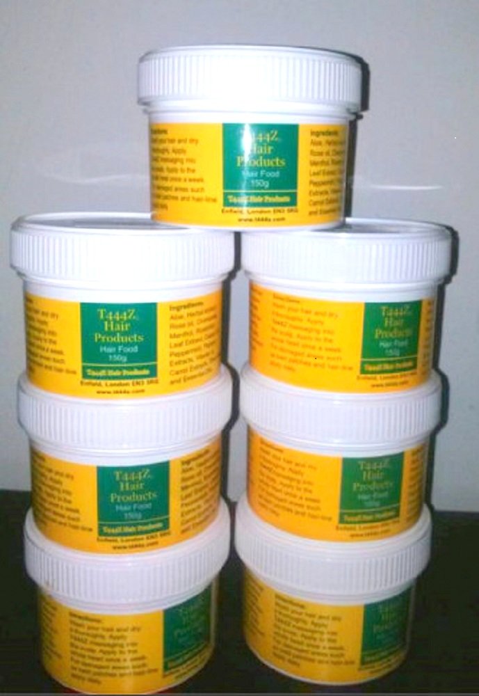 Texture crème riche de T444Z Hair Food sur longueurs et pointes.