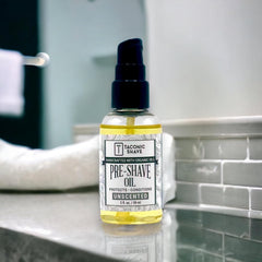 Utilisation en barbershop Taconic Shave pour une expérience de rasage professionnelle