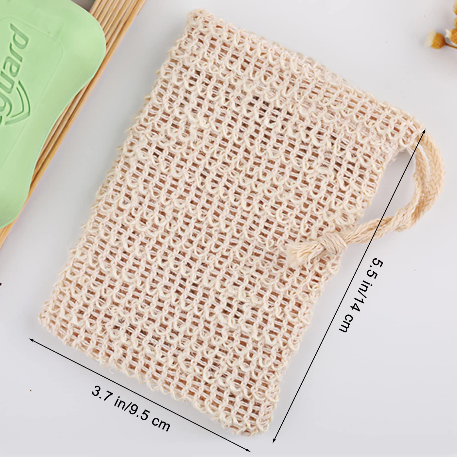 TACYKIBD sac savon sisal, mousse riche et nettoyage en douceur.
