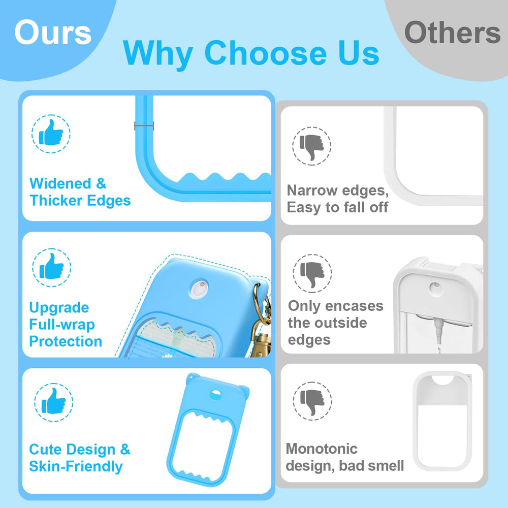 taessv 360-degree swivel keychain keeps sanitizer within easy reach