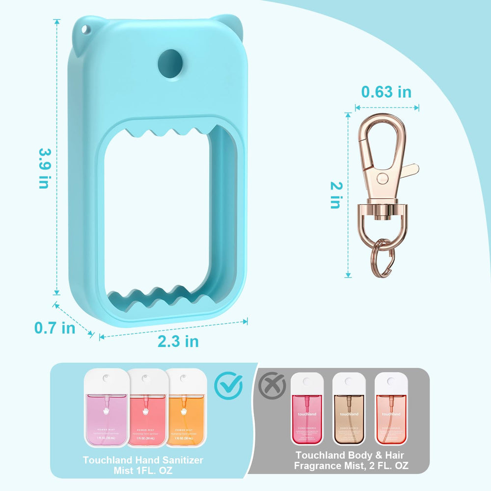Taessv accès rapide au spray Touchland bleu en déplacement.