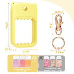 taessv Touchland-case light-yellow 360° swivel keychain in action