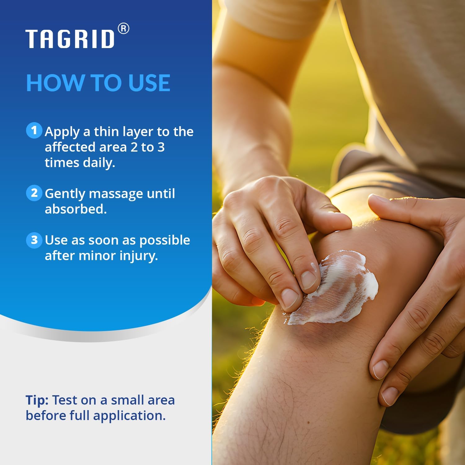 TAGRID Arnica Creme Extra Force, soin botanique avec calendula et centella.