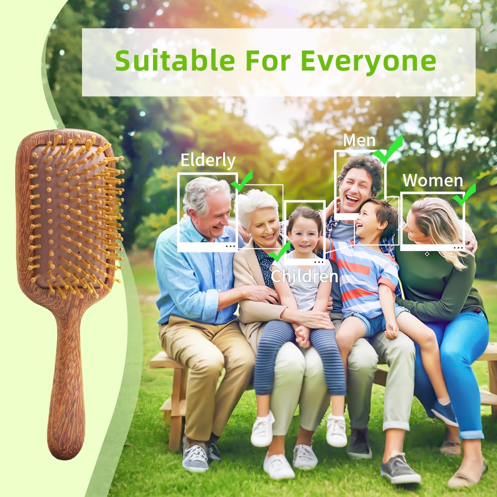 Brosse TAIHI avec boules massantes pour stimuler le cuir chevelu en douceur