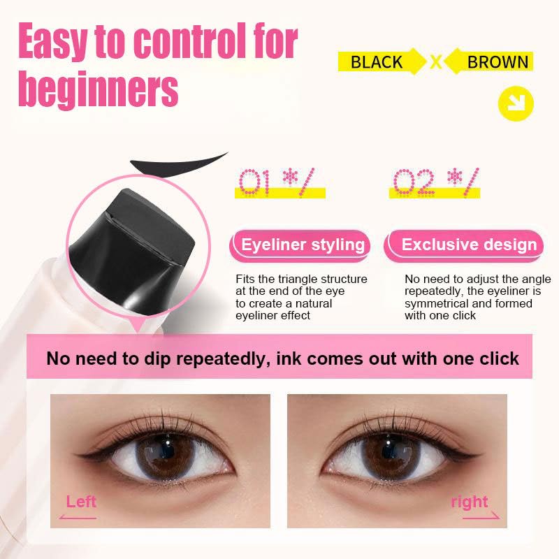 Taiklop tampon-eyeliner — aile rapide et symétrie facile pour les looks.