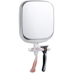 TAILI Miroir de douche anti-brouillard avec porte-rasoir, vue nette pour un rasage.