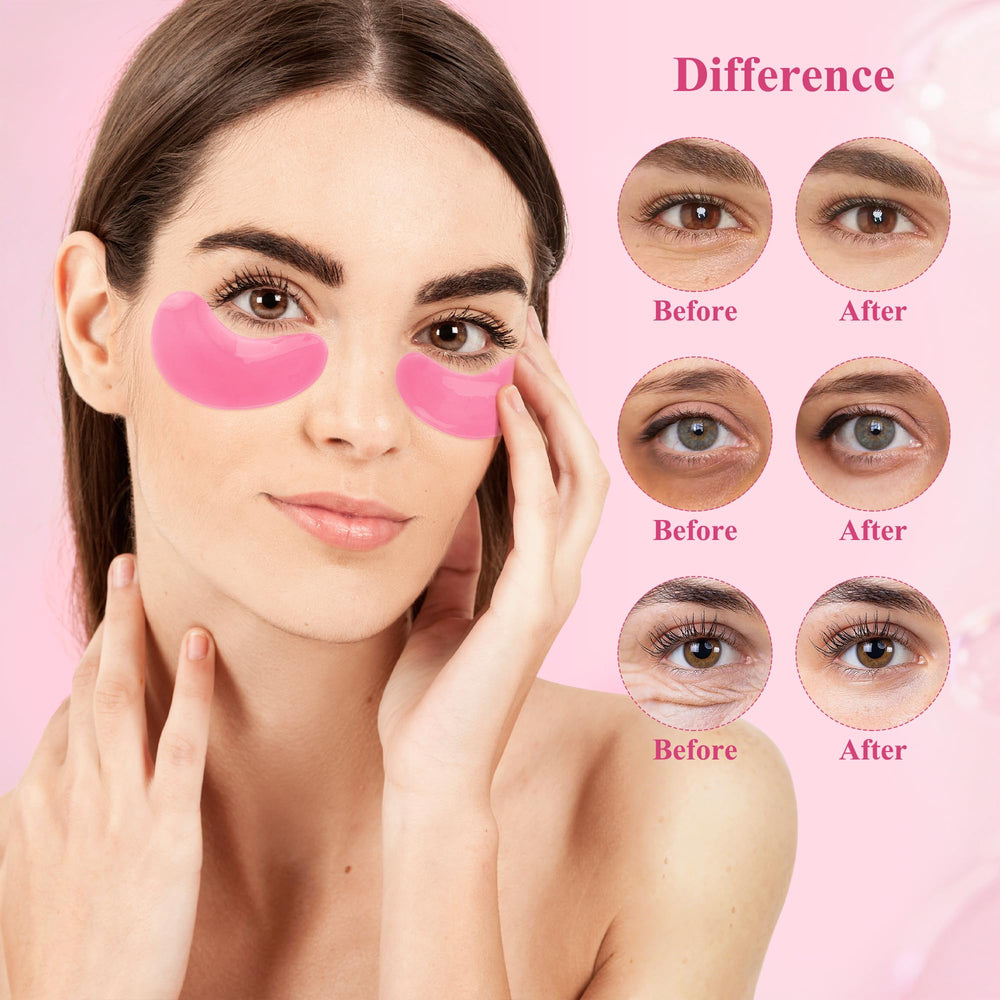 Application sous les yeux Taimand Rose, patchs apaisants et ciblés