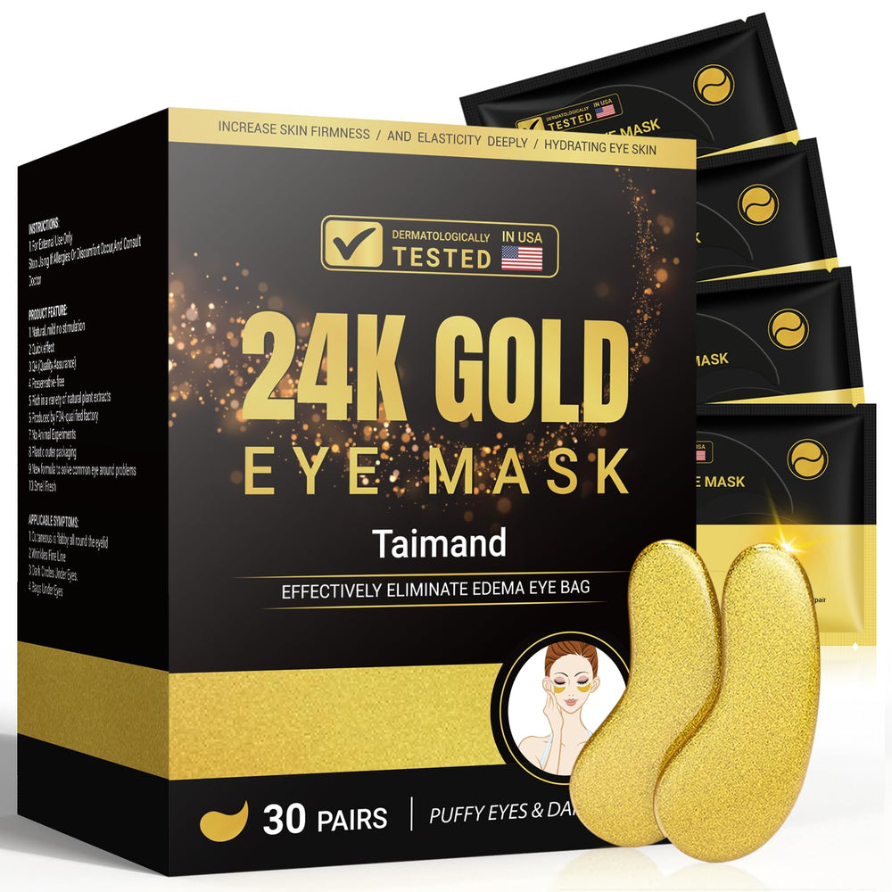 Taimand patchs yeux photo du paquet: présentation du produit et conditionnement hygiénique.