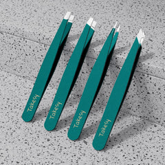 Pinces anglees Takesy pour sourcils precise et visage.