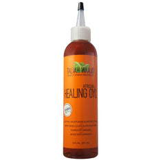 Taliah Waajid African Healing Oyl, bouteille d'huile polyvalente pour cheveux et peau, hydratation et brillance