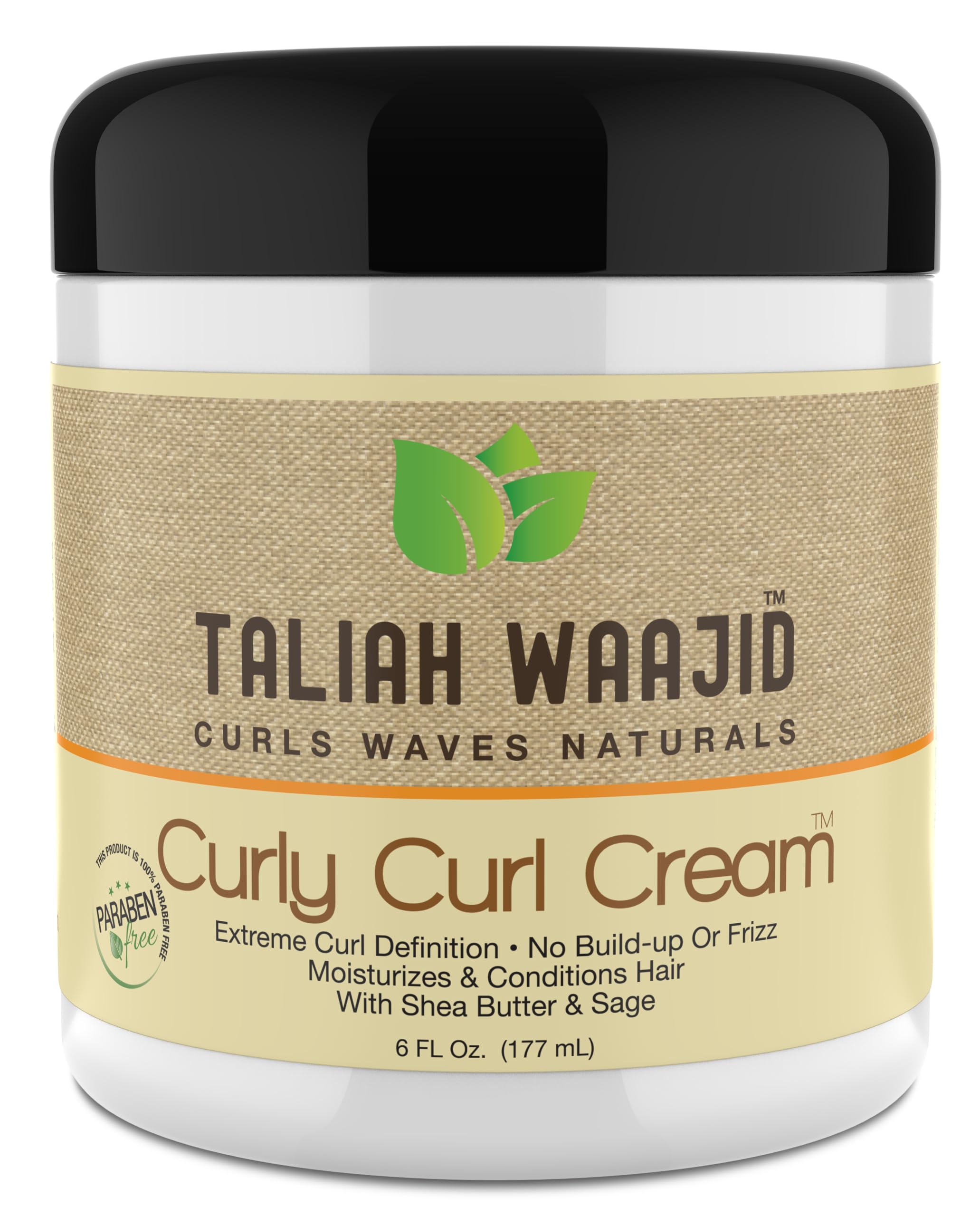 Texture légère de la crème Taliah Waajid, frizz maîtrisé.