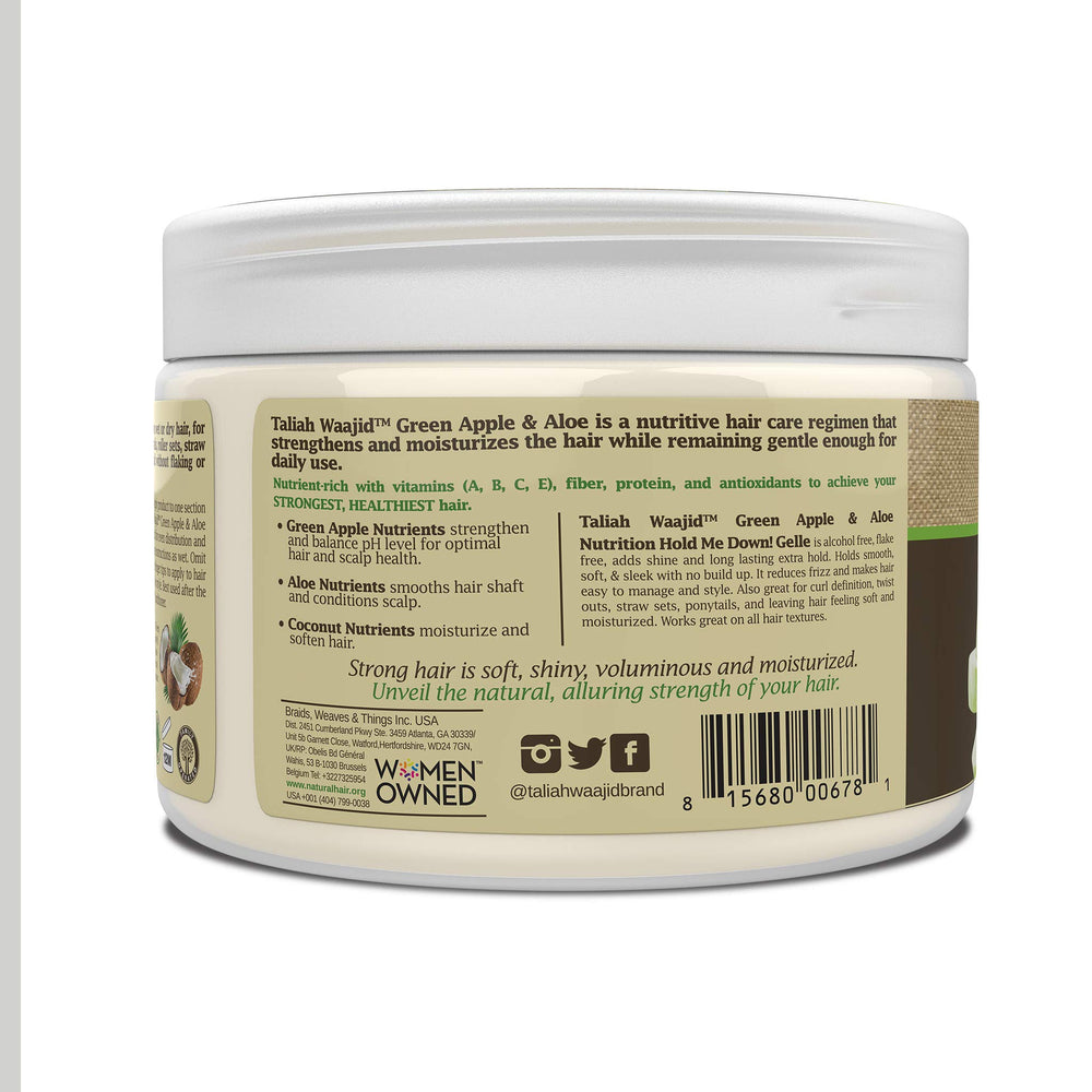 Taliah Waajid Gelle – texture gel idéale pour hydrater et démêler les cheveux.