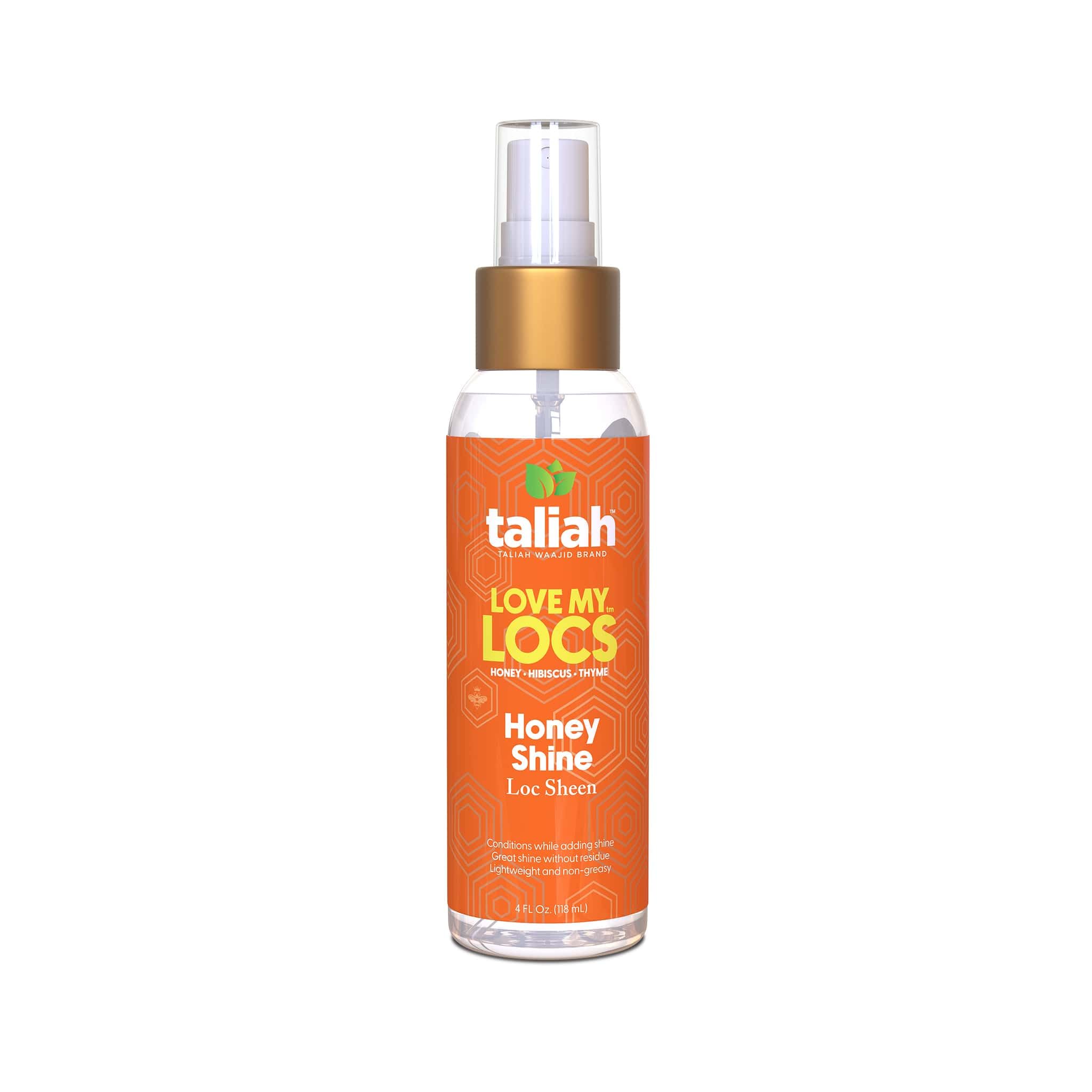 Honey Shine Loc Sheen, application facile pour hydrater les locs au quotidien.
