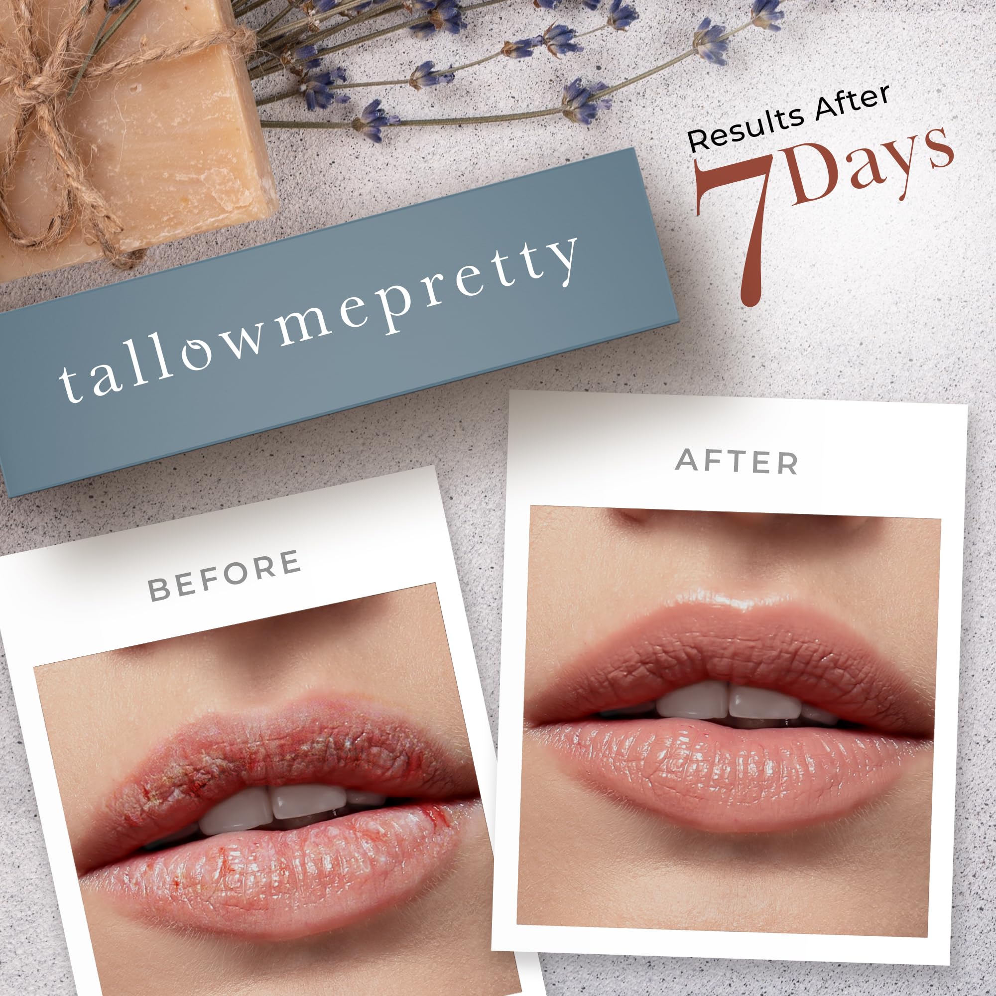 Tallow Me Pretty menthe-poivrée offre un effet rafraîchissant et tonifiant.