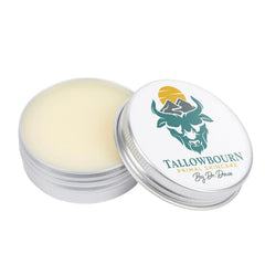 Baume Tallowbourn au gras de boeuf pour visage et corps, texture riche et nourrissante.