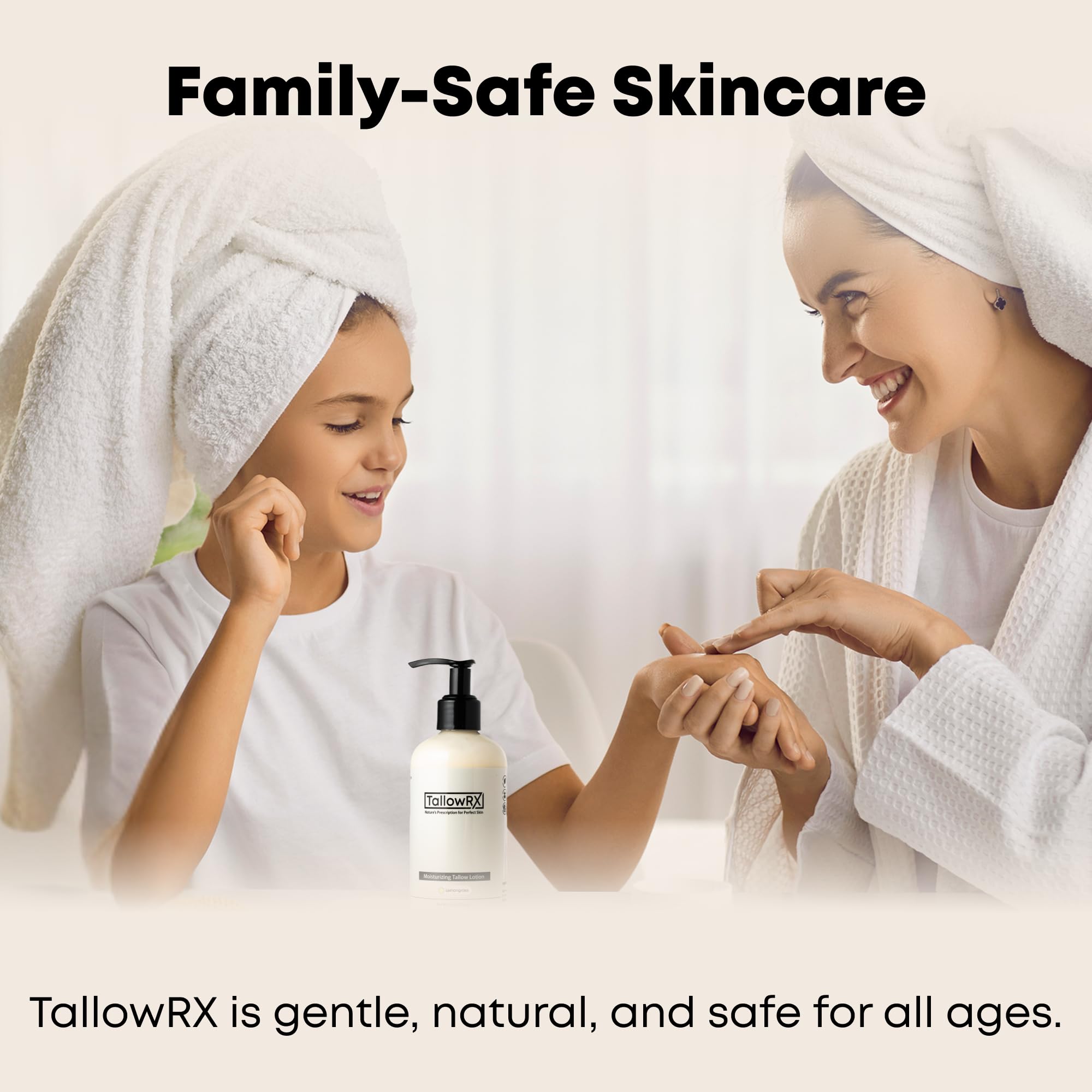 TALLOWRX lait corps biologique : formule pure pour tout le corps.