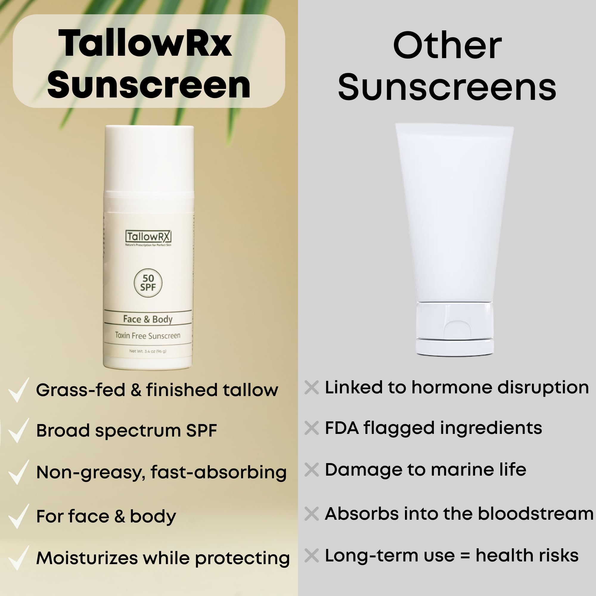TallowRX texture-legere-creme-solaire-minerale sans trace