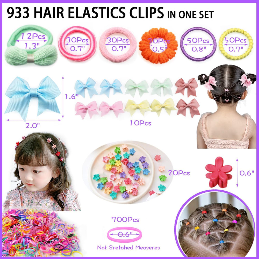 Bandes élastiques coton multicolores Tallsocne pour coiffer rapidement