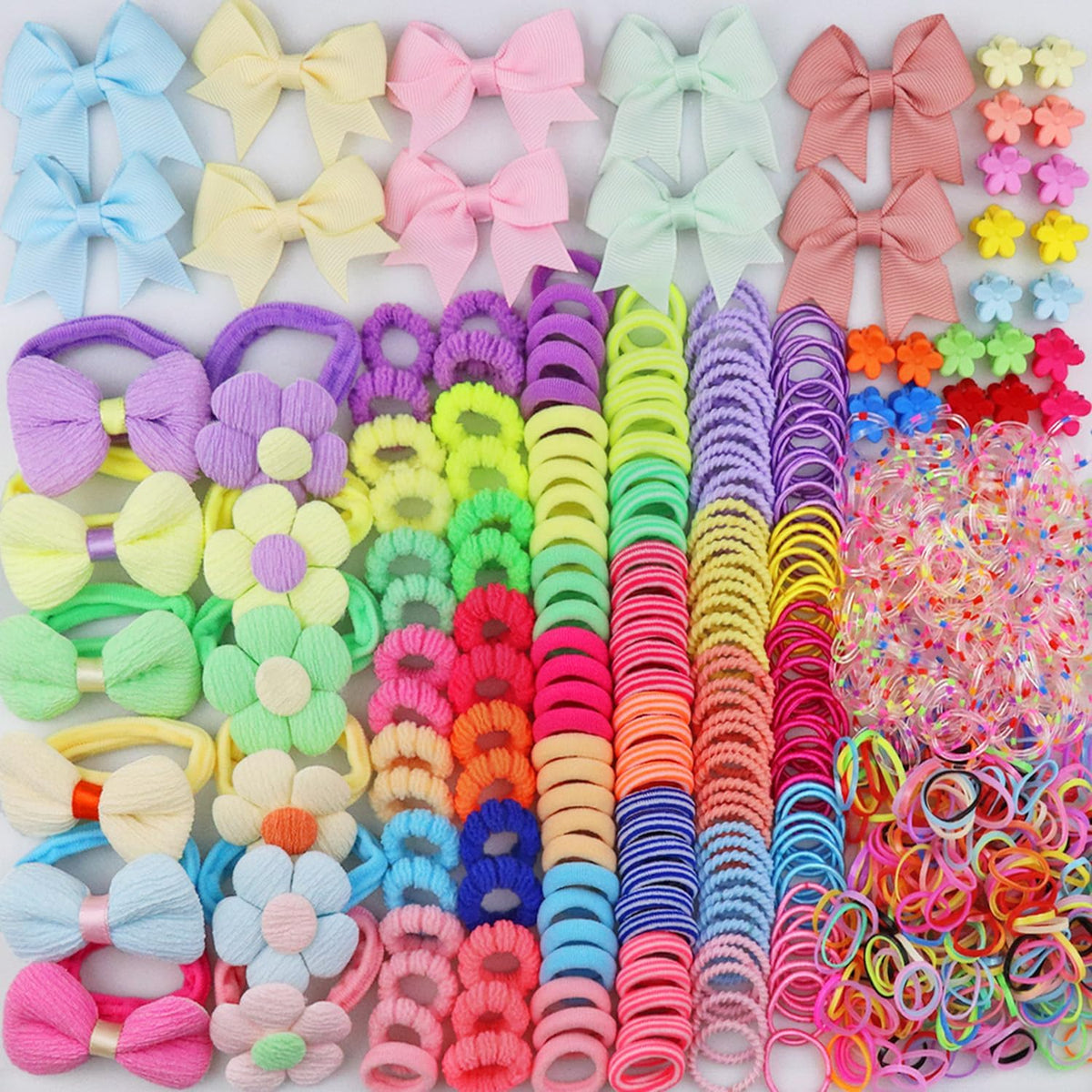 Set Tallsocne d'accessoires cheveux pour petites filles, prêt à être utilisé et assorti