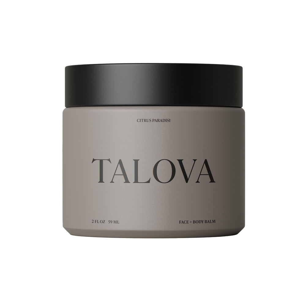 TALOVA Baume Visage et Corps : soin nourrissant pour peau sèche et sensible.