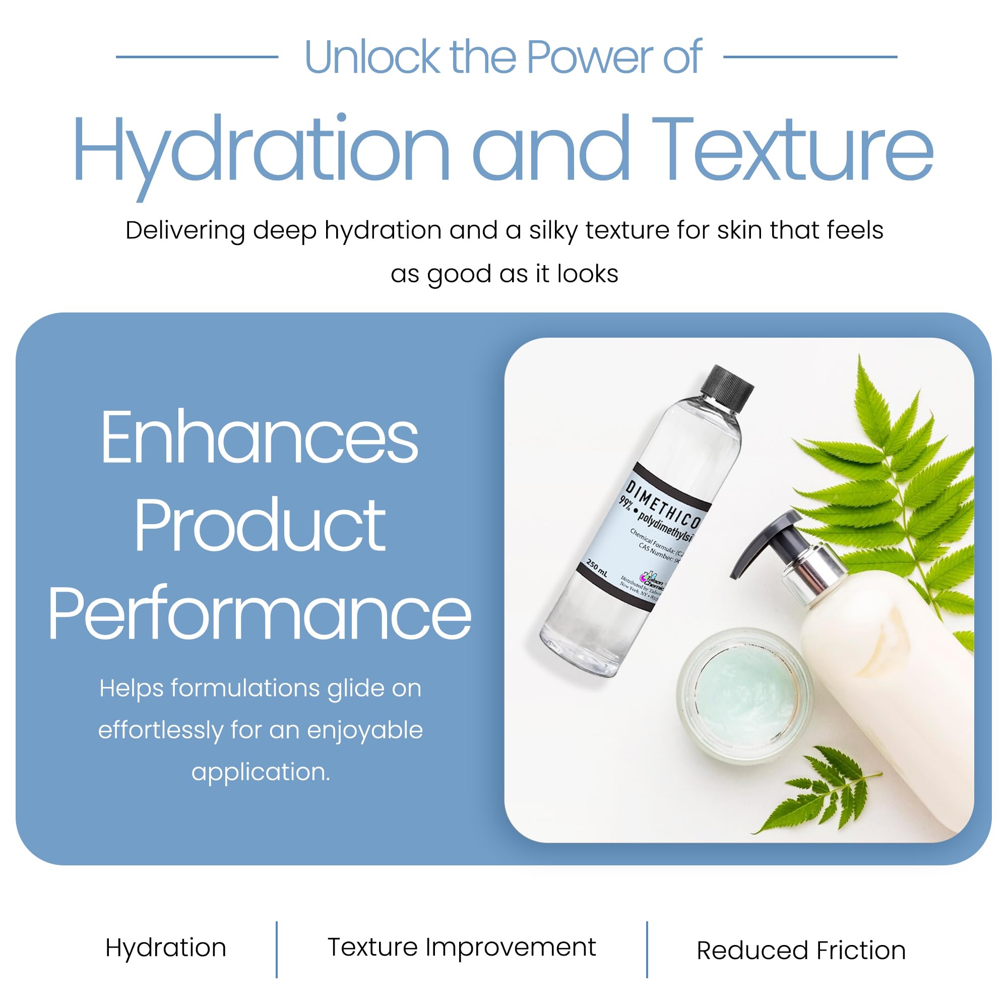 Forme liquide facile à mélanger avec autres produits cosmétiques