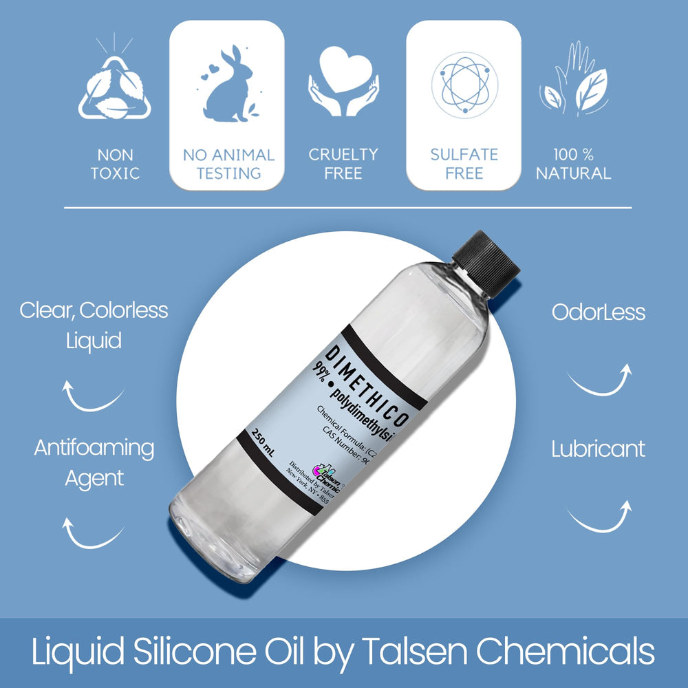 Diméthicone pur par Talsen Chemicals pour routines beauté quotidiennes