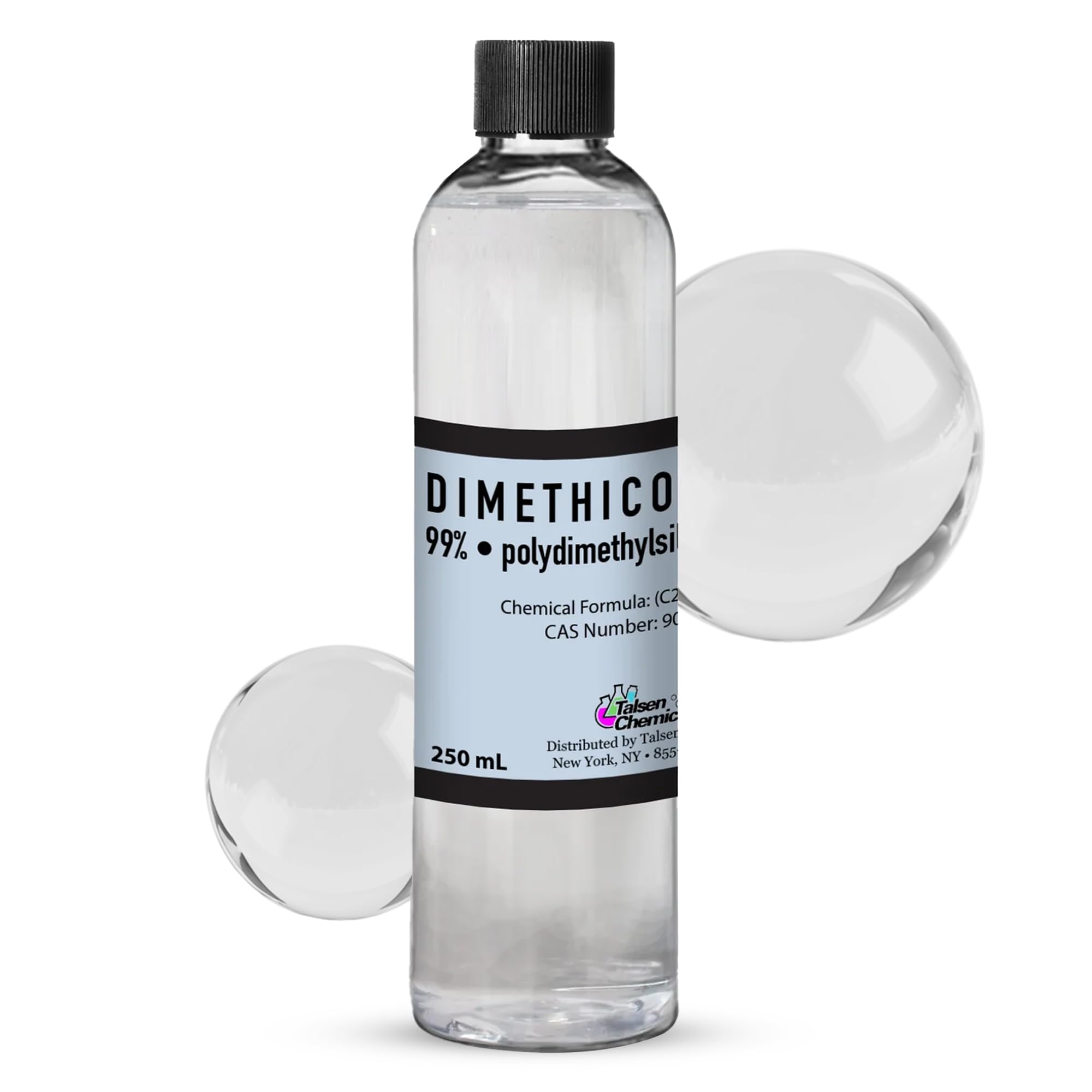 Texture soyeuse Diméthicone pur de Talsen pour peau douce