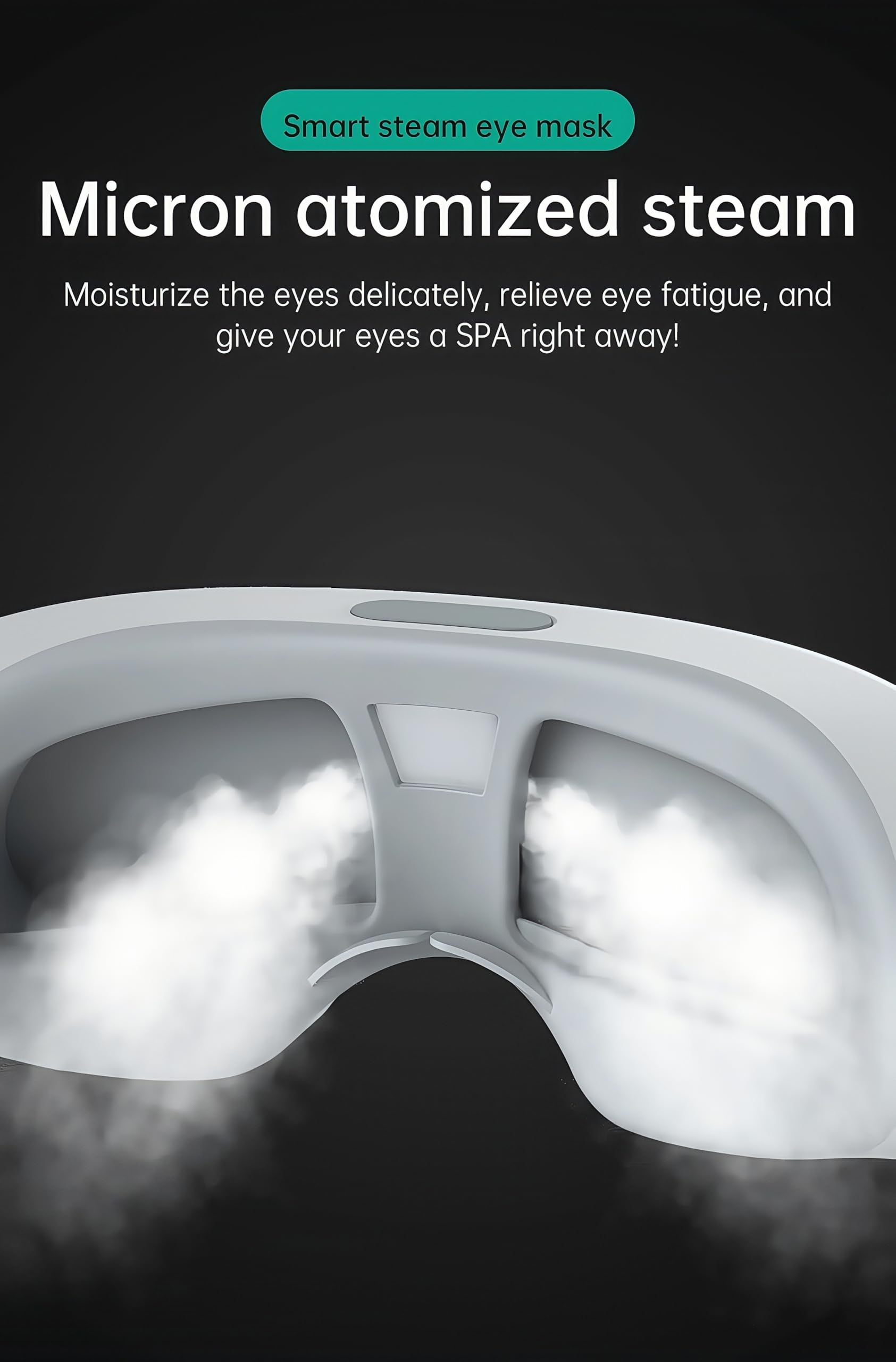 Talzpro masque yeux mains libres pour détente sans effort.
