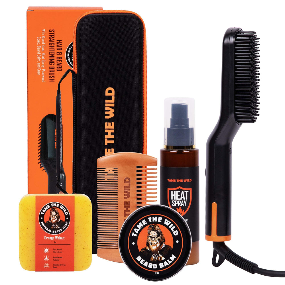Kit soin barbe complet Tame the Wild tout-en-un pour l'entretien.