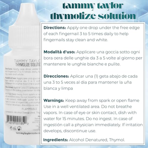 Tammy Taylor Thymolize : serum pour ongles, durcissement et brillance