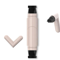 Tampon pliable pour ligne des yeux noir dans un emballage élégant.