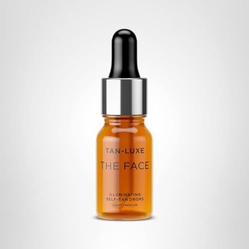 Tan-Luxe Application Visage—rituel quotidien pour un éclat doux.
