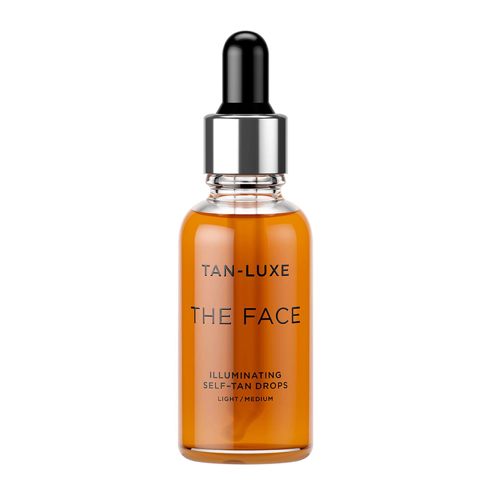 Tan-Luxe The Face: bouteille gouttes illuminantes pour un éclat naturel