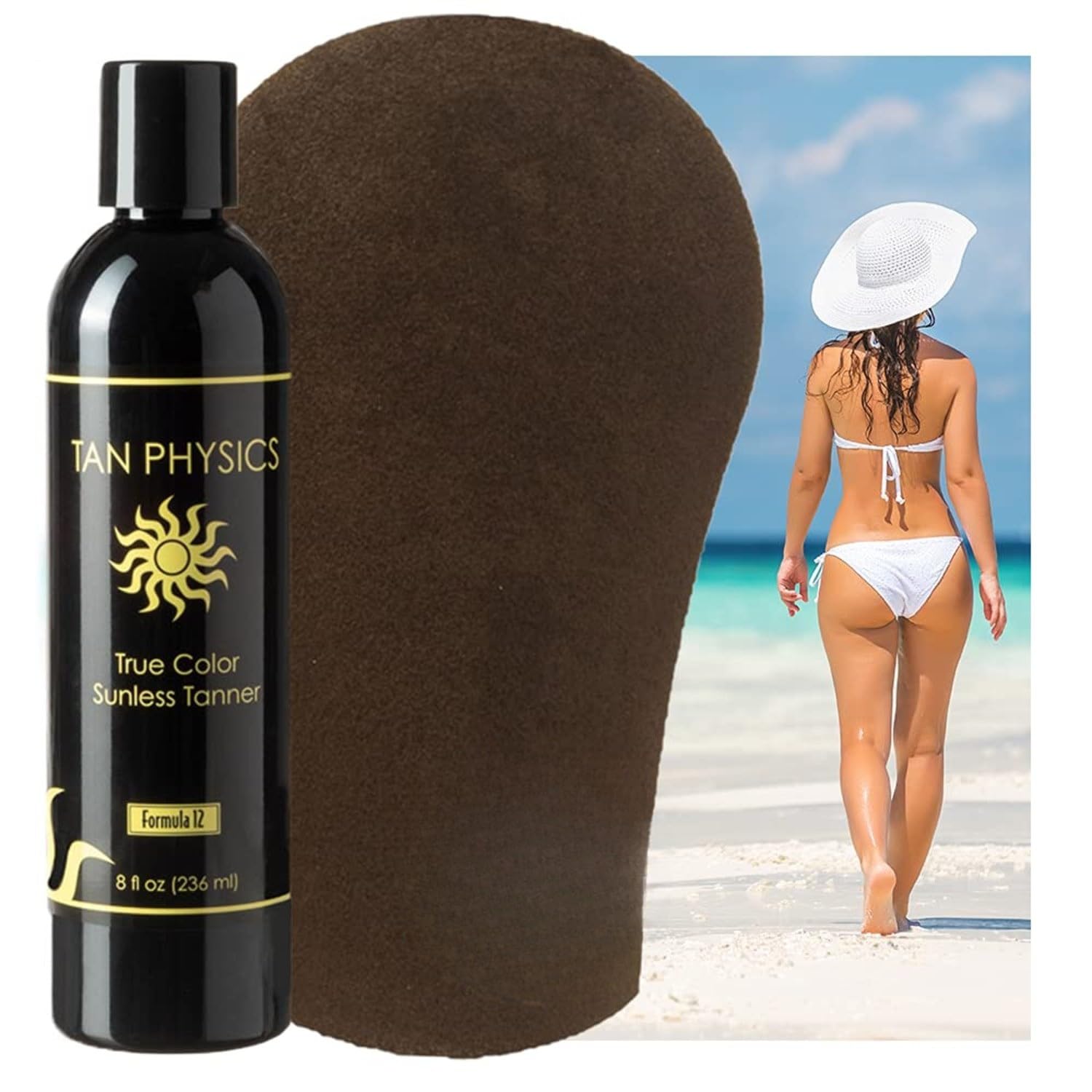Application de la lotion auto-bronzante pour un fini lisse et précis.