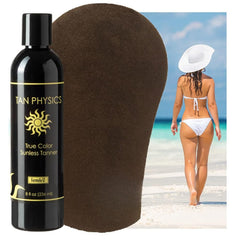 Application de la lotion auto-bronzante pour un fini lisse et précis.