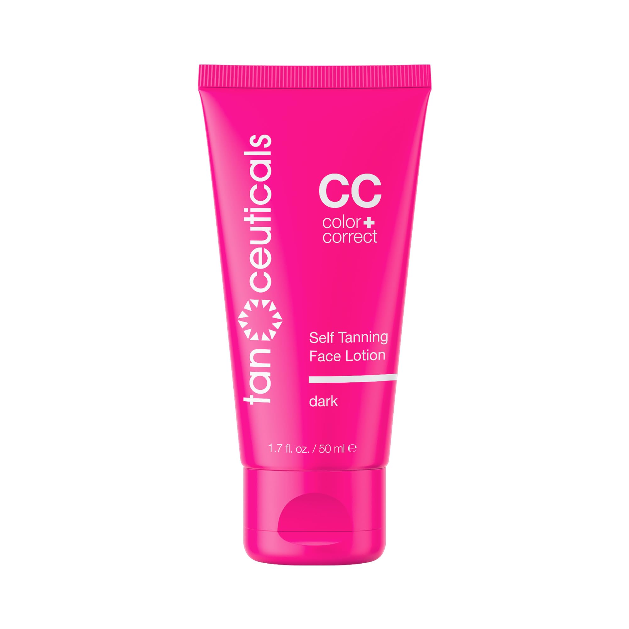 Tanceuticals auto-bronzant visage – Bouteille 50 ml pour un teint naturel longue tenue.