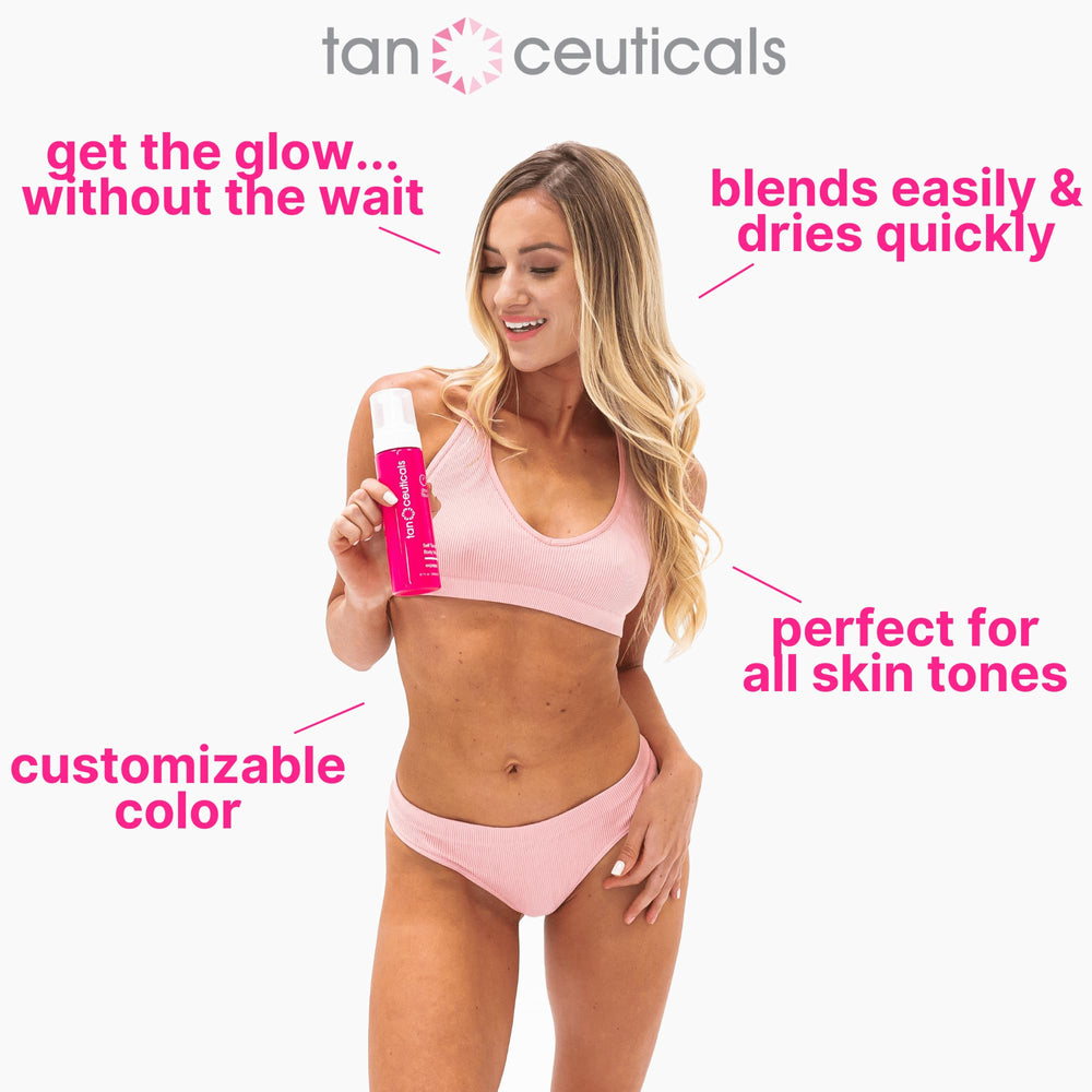 Mousse express Tanceuticals Séchage Rapide — prêt rapidement sans transfert.