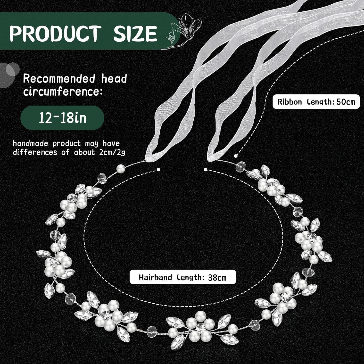 Tanfeine serre-tête fille diamants-cristaux pour look élégant