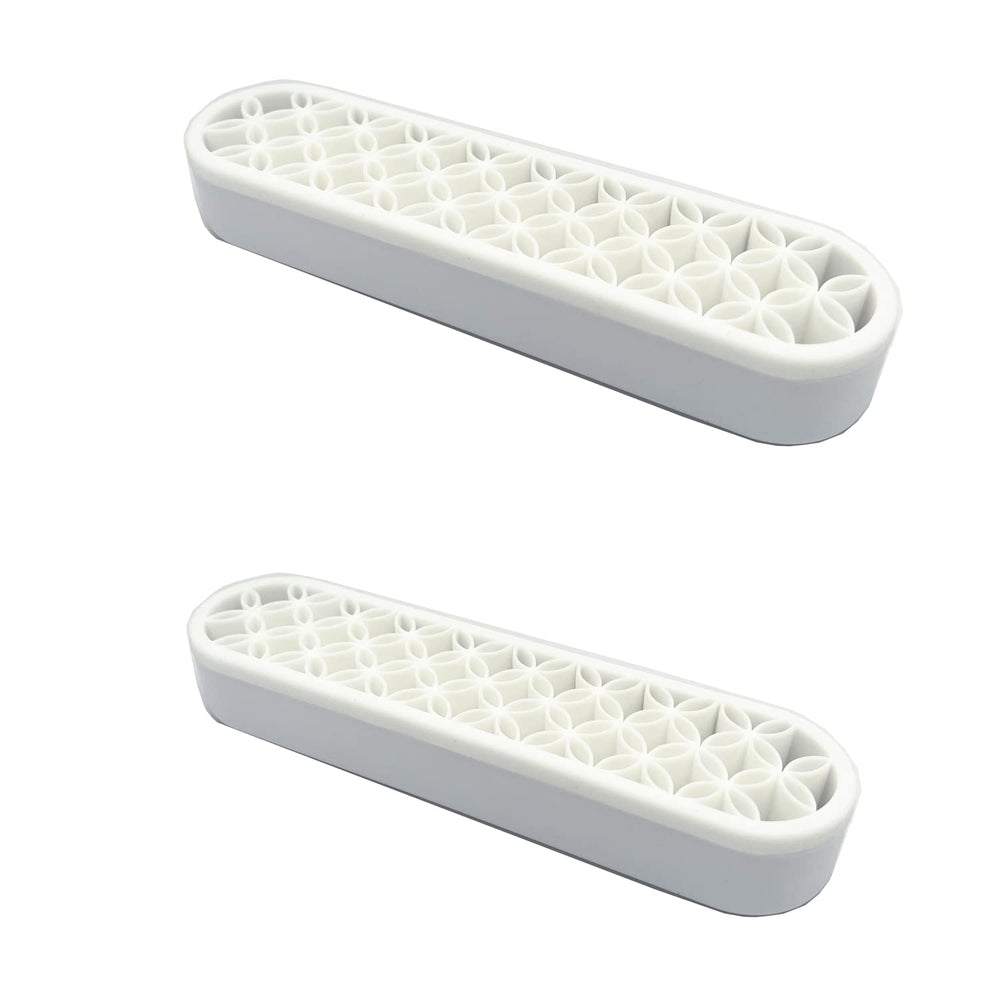 TANG SONG support pinceaux en silicone blanc, rangement pratique et sûr pour votre bureau