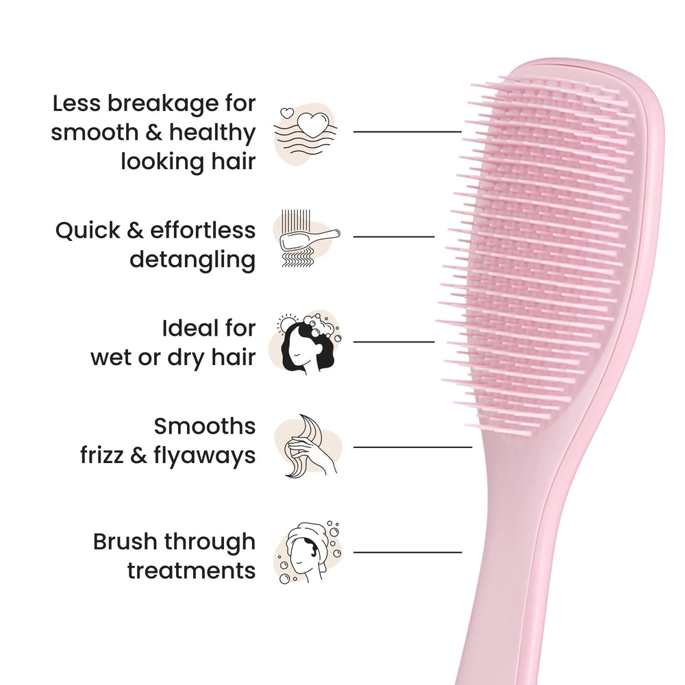 Tangle Teezer, dents longues et courtes pour lisser les longueurs.