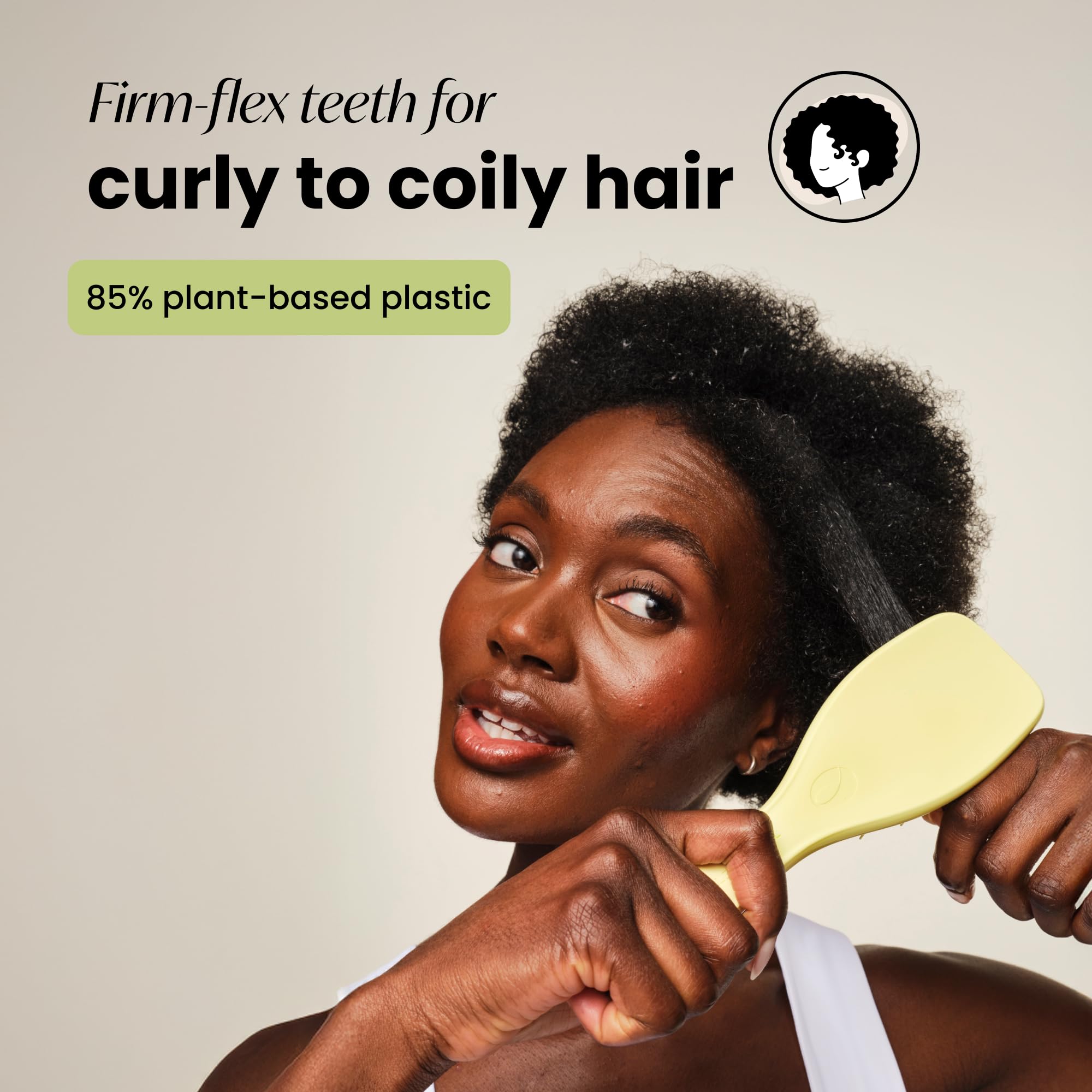 Tangle Teezer – brosse pour boucles définies, réduit les frisottis et la casse.