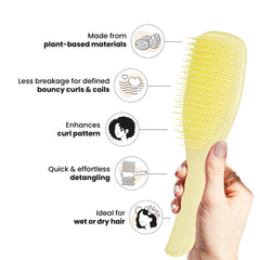 Tangle Teezer – brosse douce pour cheveux crépus 3C à 4C, usage quotidien.
