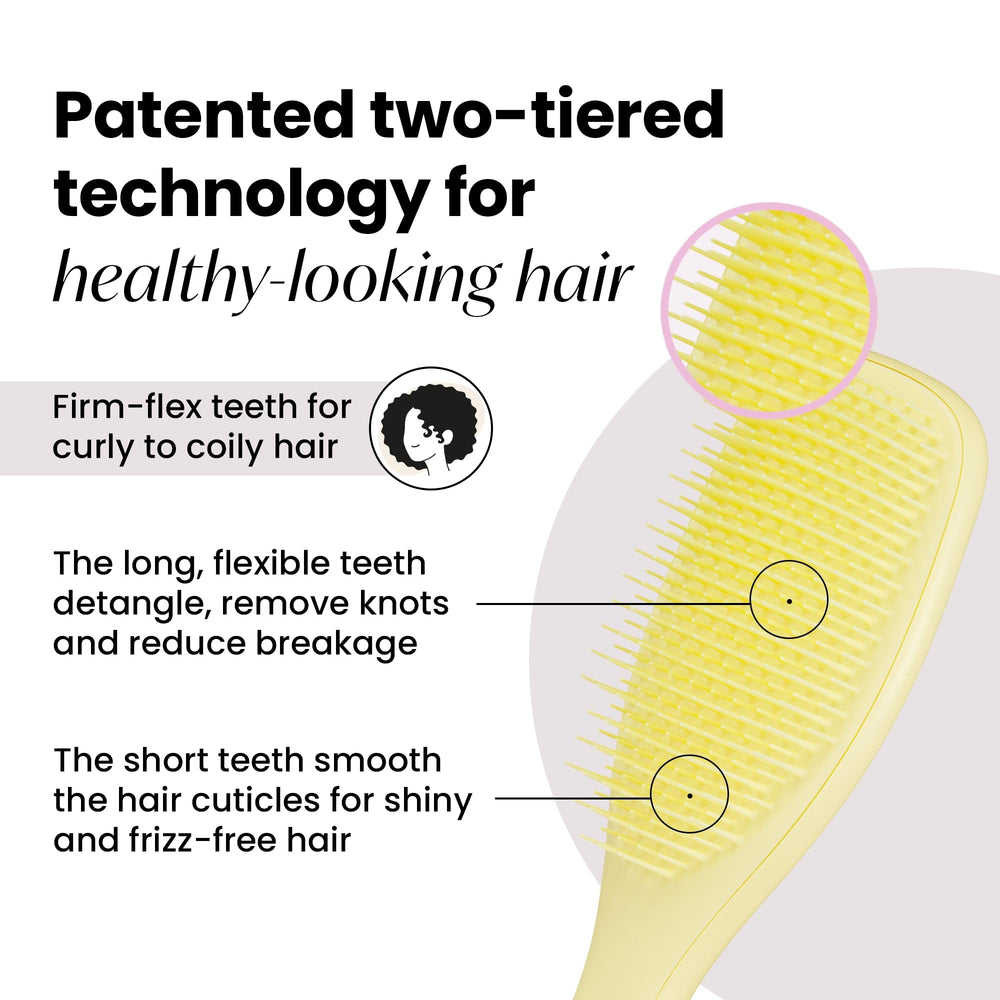 Tangle Teezer – brosse détangleur pour cheveux humides et secs, pratique après la douche.