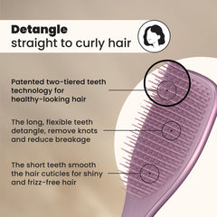 Tangle Teezer Chrome, prise en main facile pour une utilisation sous la douche.