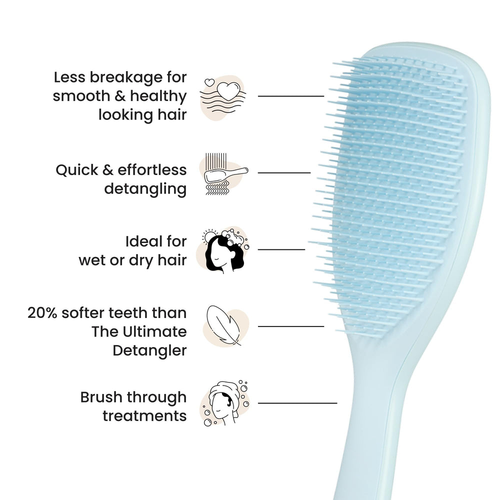 Tangle Teezer dents courtes pour lisser et réduire les accrocs.