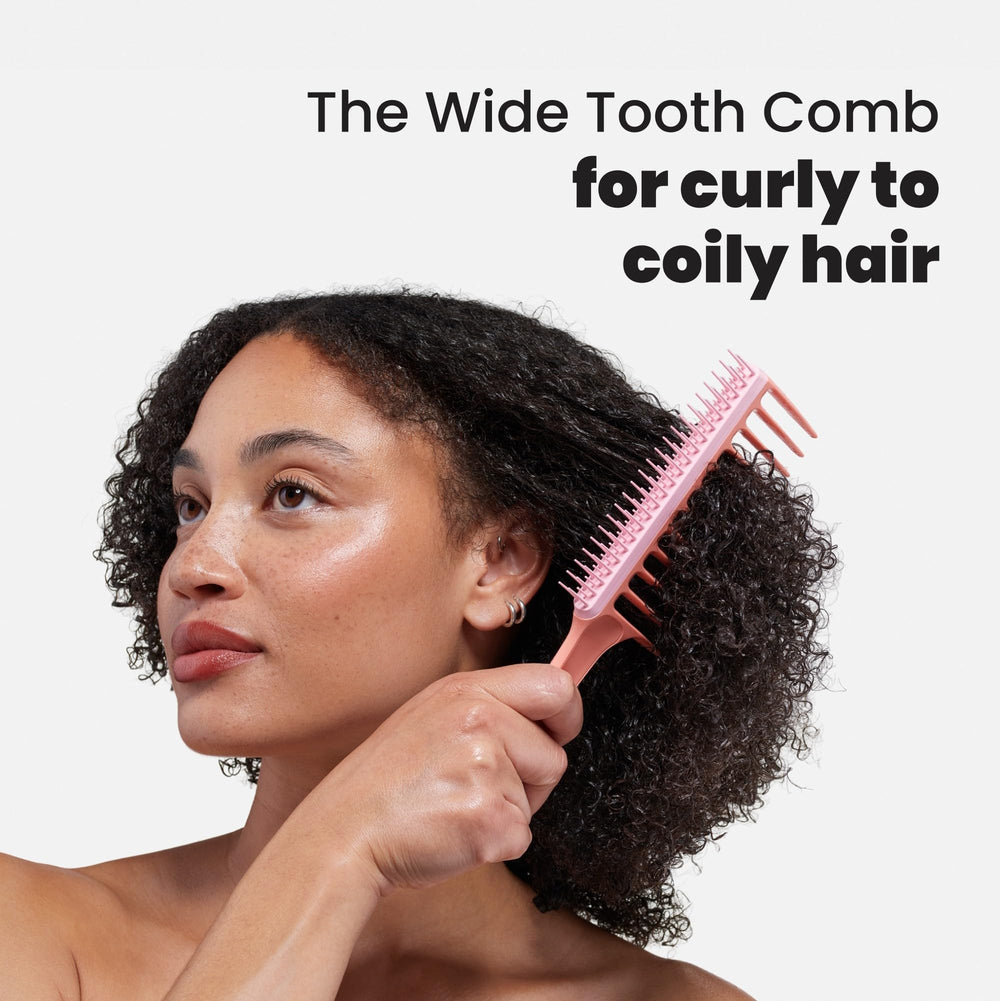Tangle Teezer, design innovant, boucles définies lors du démêlage.